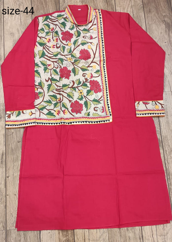 Cotton Kantha Stitch Patch Panjabi SN2023WPCK76