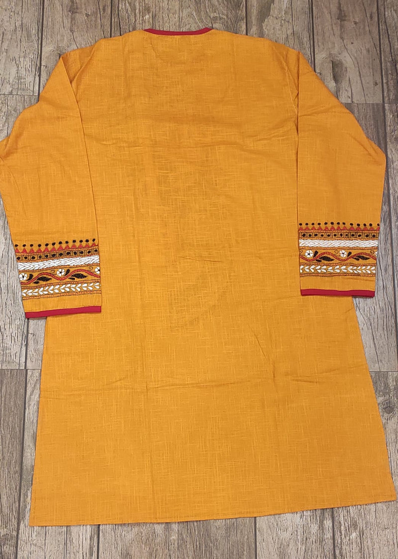 Cotton Kantha Stitch (Hand Embroidery) Panjabi SN2023WPCK81