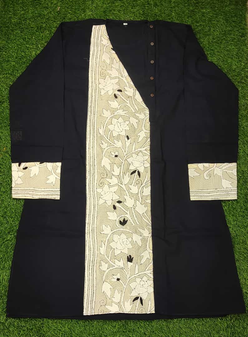 Cotton Kantha Stitch Patch Panjabi SN2023WPCK96