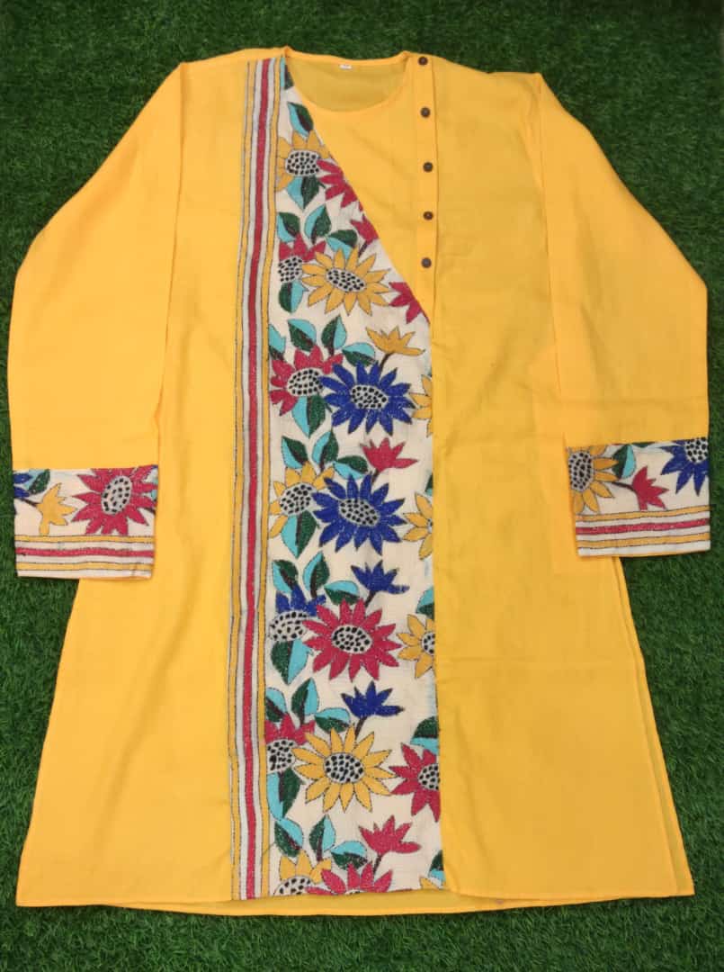 Cotton Kantha Stitch Patch Panjabi SN2023WPCK98