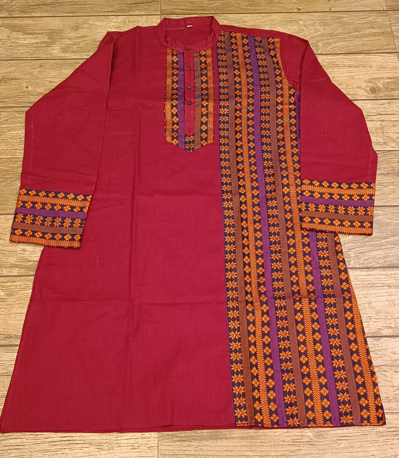 Designed Pure Cotton Panjabi SN2024WP106