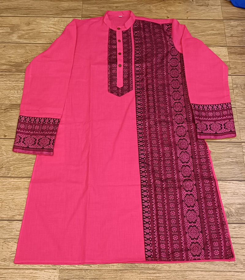 Designed Pure Cotton Panjabi SN2024WP107