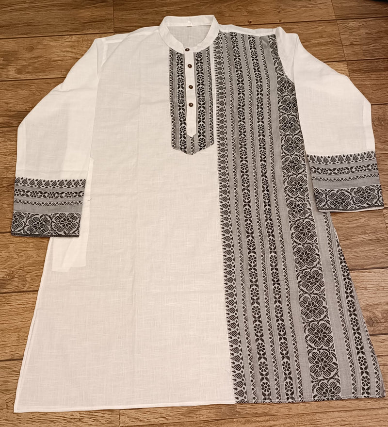 Designed Pure Cotton Panjabi SN2024WP108