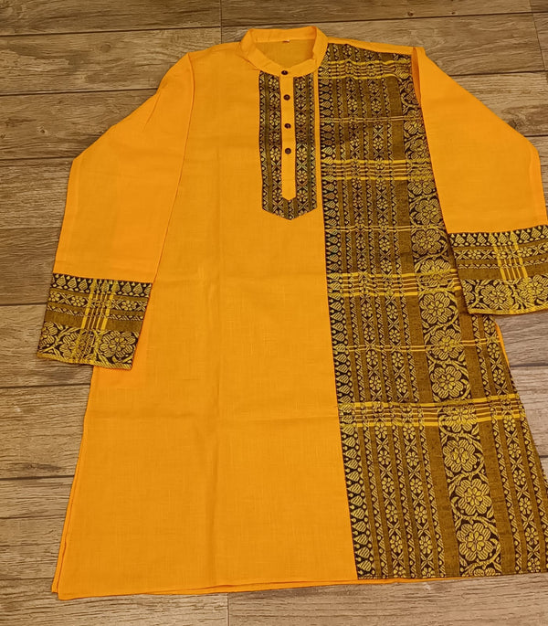 Designed Pure Cotton Panjabi SN2024WP109