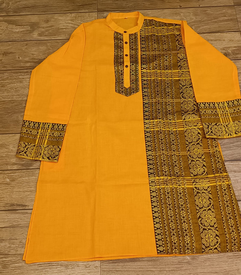 Designed Pure Cotton Panjabi SN2024WP109