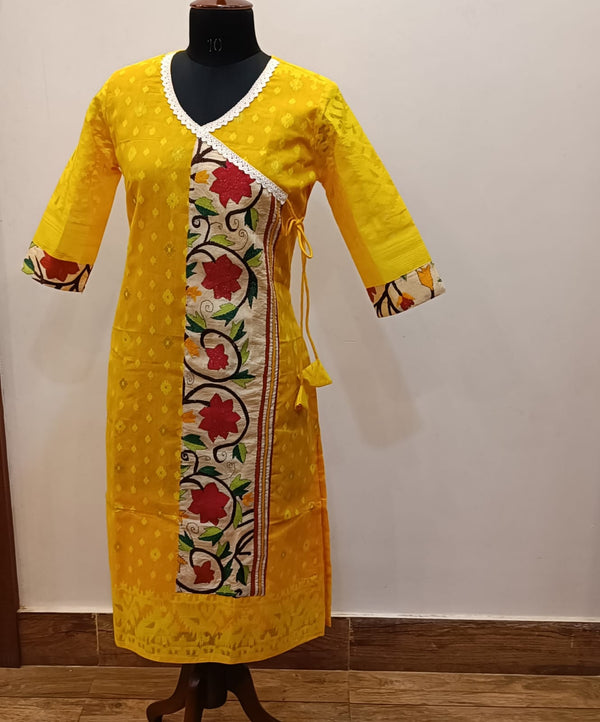 Resham Jamdani Kurti SN2023WPRJ120