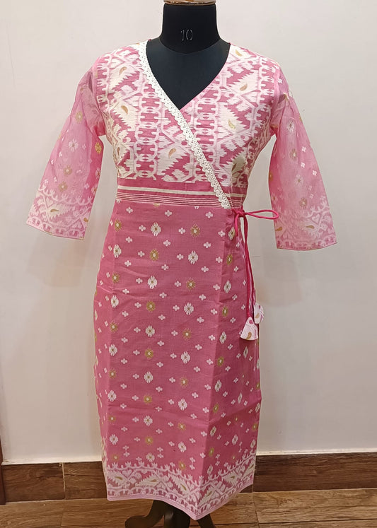 Resham Jamdani Kurti SN2024WPRJ124