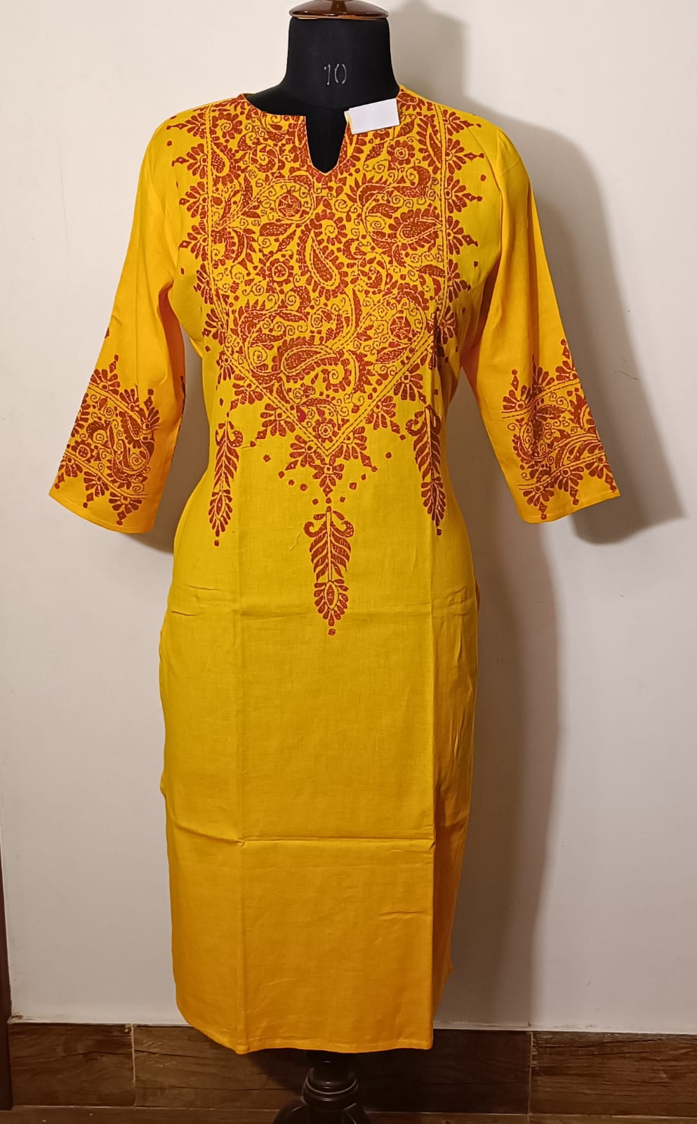 Pure Cotton Kurti With Exclusive Kantha Work SN2025WPCK143