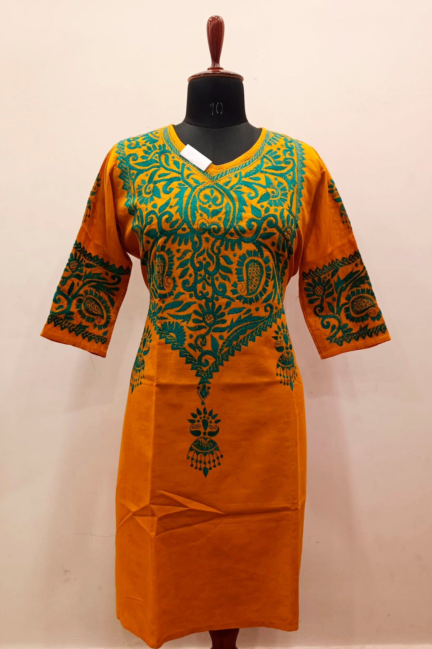 Pure Cotton Kurti With Exclusive Kantha Work SN2026WPCK151