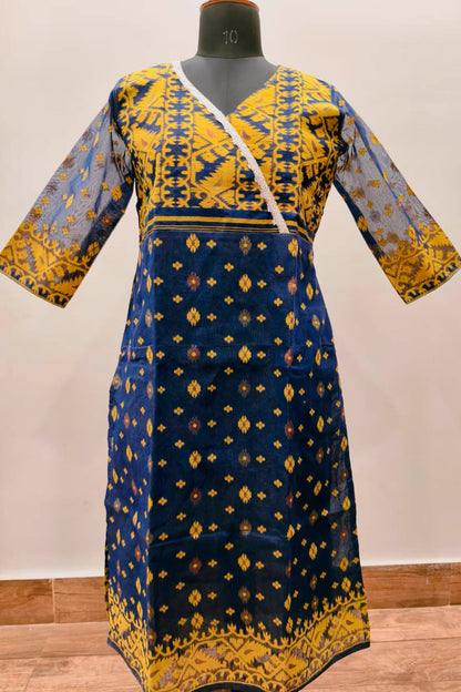 Resham Jamdani Kurti SN26WPRJ178