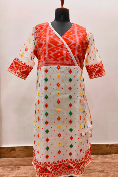Resham Jamdani Kurti SN26WPRJ180