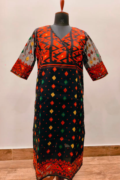 Resham Jamdani Kurti SN26WPRJ181