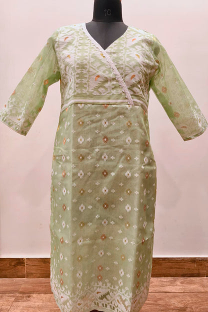 Resham Jamdani Kurti SN26WPRJ184