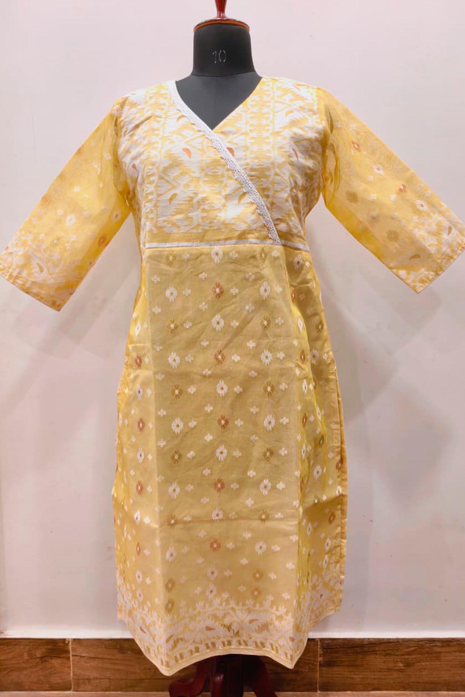 Resham Jamdani Kurti SN26WPRJ187