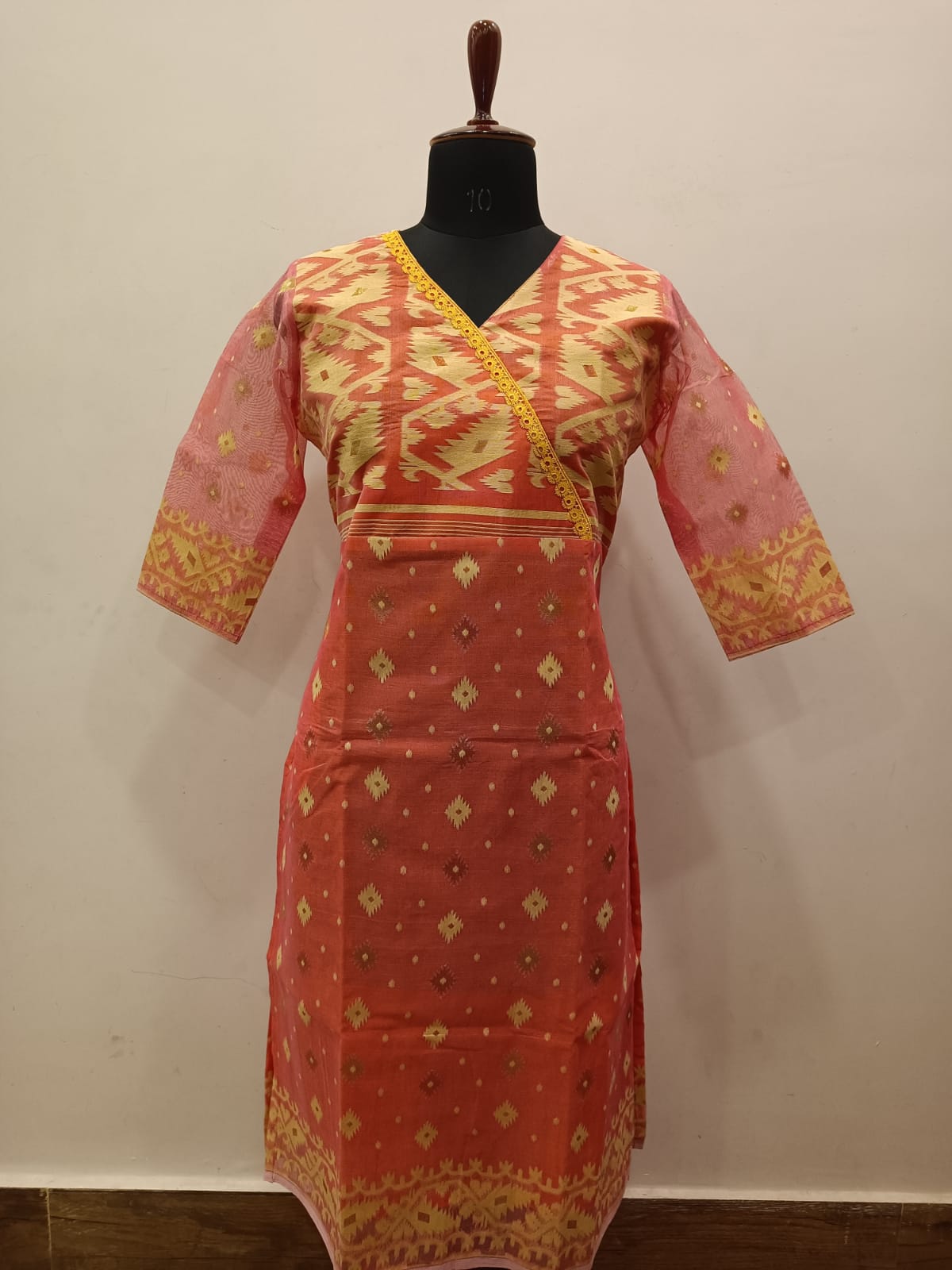 Resham Jamdani Kurti SN26WPRJ190