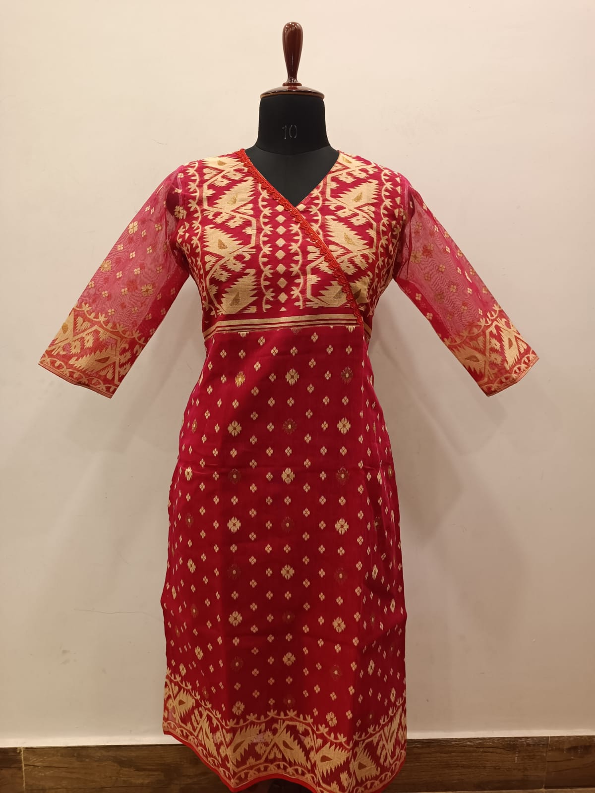 Resham Jamdani Kurti SN26WPRJ192