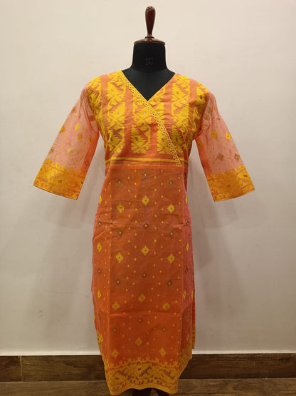 Resham Jamdani Kurti SN26WPRJ193