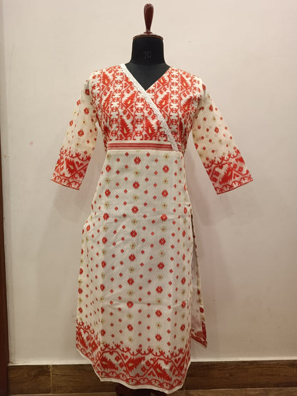 Resham Jamdani Kurti SN26WPRJ195