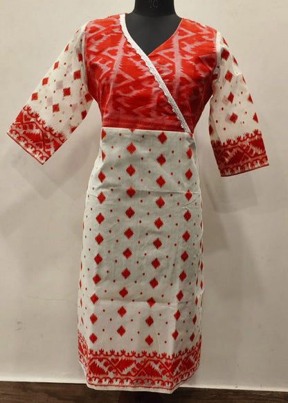 Resham Jamdani Kurti SN26WPRJ196