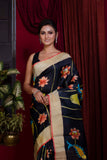 Pure Zari Tussar Hand Painted Saree SN20228025