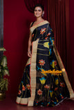 Pure Zari Tussar Hand Painted Saree SN20228025