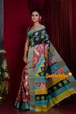 Pure Zari Tussar Hand Painted Saree SN20228095