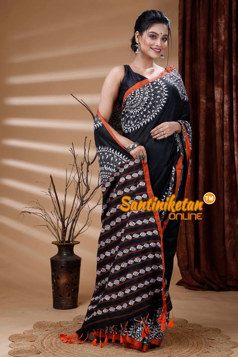 Pure Soft Cotton Kantha Stitch (Hand Embroidery) Saree SN202311712