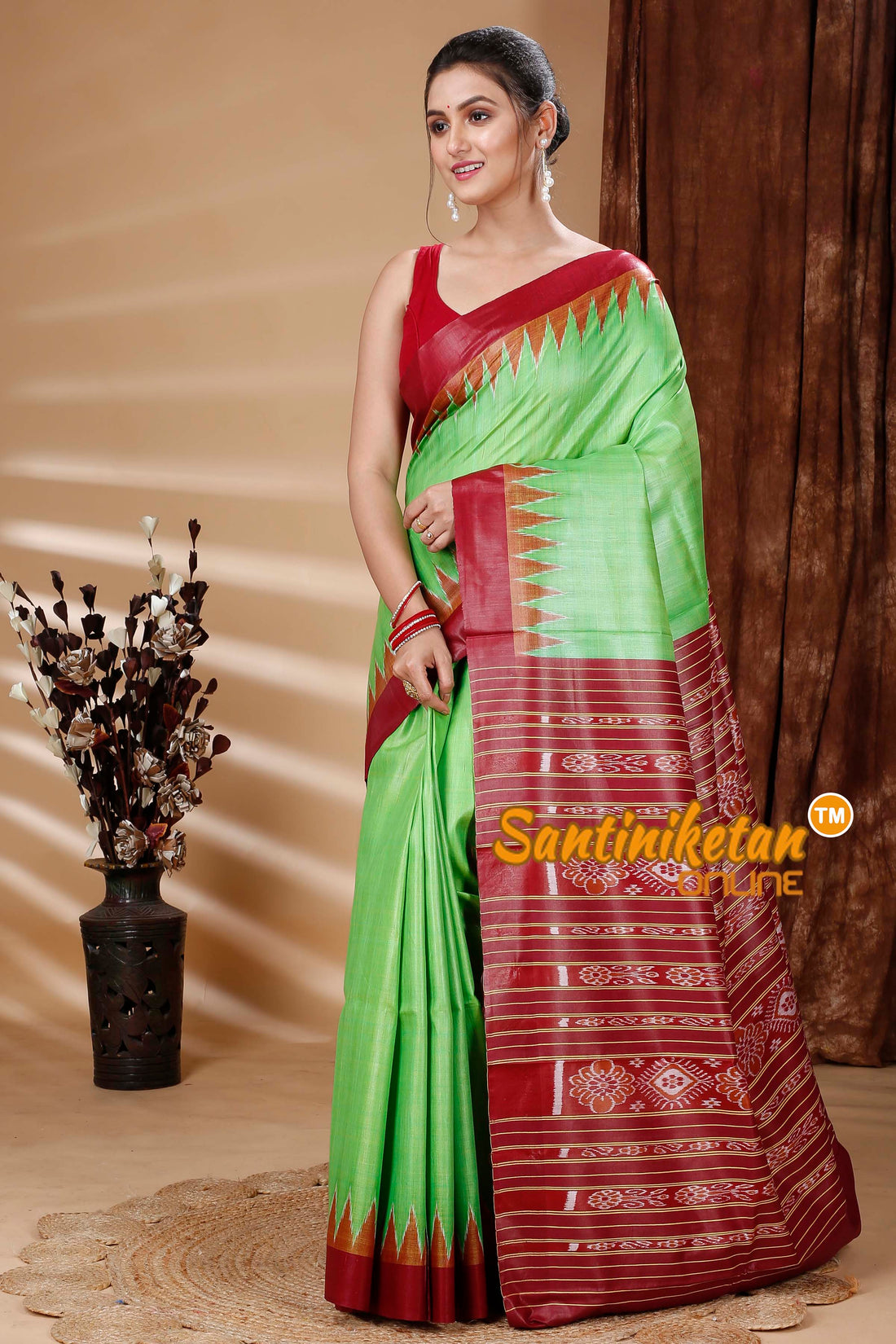 Tussar By Eri Silk Odisha Handloom Ikkat Saree SN202314946