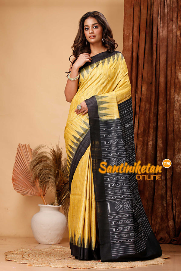 Pure Ghicha Tussar Traditional Odisha Ikkat Saree SN202418531