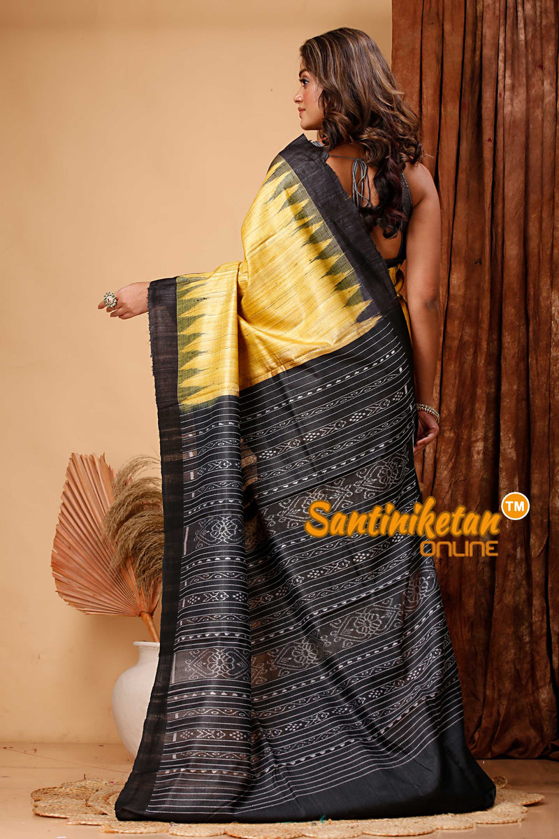 Pure Ghicha Tussar Traditional Odisha Ikkat Saree SN202418531