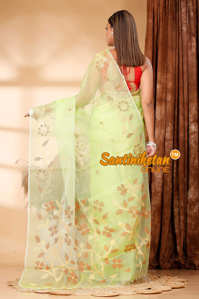 Resham Maslin Jamdani Saree SN202418661