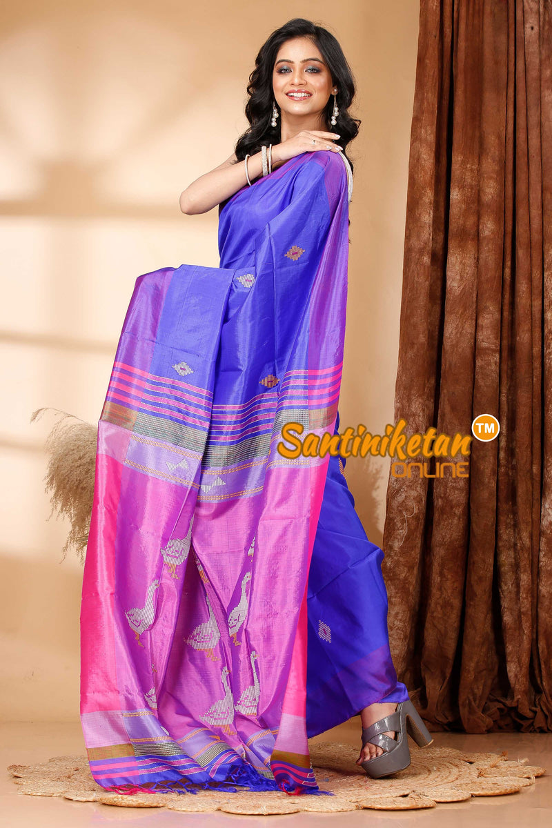 Bishnupur Katan Silk Saree With Kalakhetra Work SN202418791