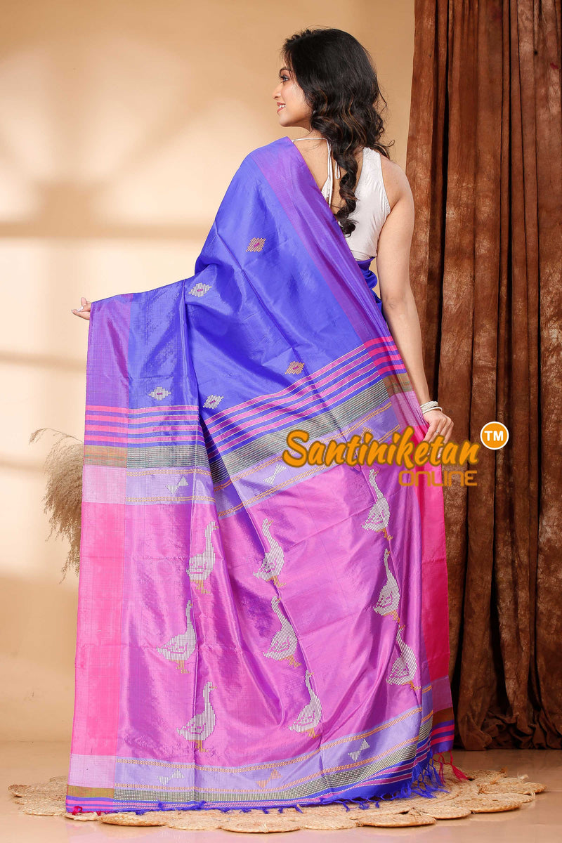 Bishnupur Katan Silk Saree With Kalakhetra Work SN202418791