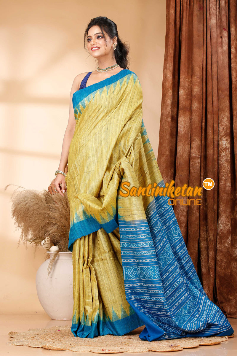 Pure Ghicha Tussar Traditional Odisha Ikkat Saree SN202419252