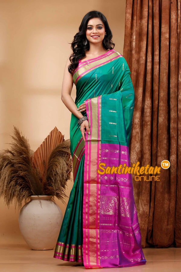 Kanjivaram Design Garad Silk Saree with Blouse SN202420001