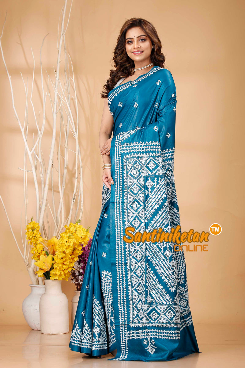 Pure Bangalore Silk Gujrati Stitch Saree SN202420895