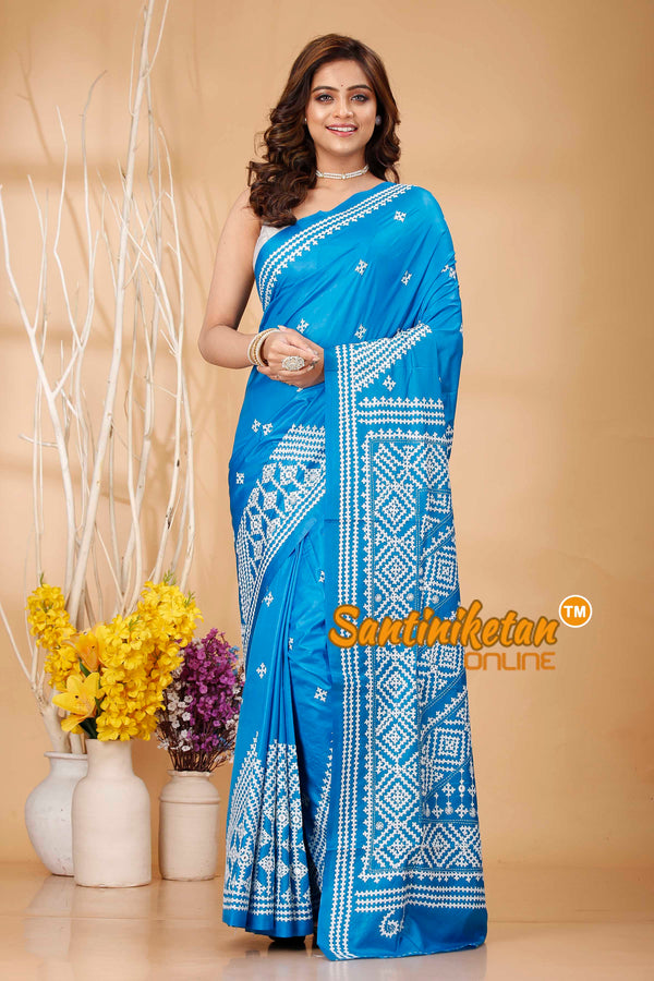 Pure Bangalore Silk Gujrati Stitch Saree SN202420917