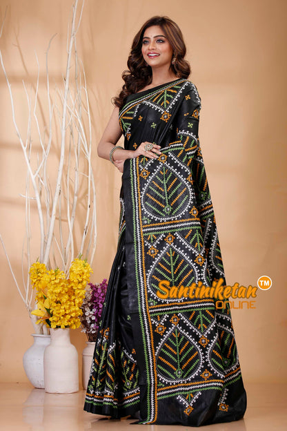 Pure Bangalore Silk Gujrati Stitch Saree SN202421145