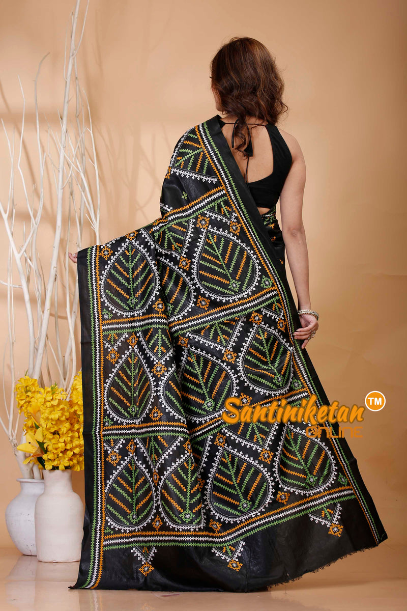 Pure Bangalore Silk Gujrati Stitch Saree SN202421145