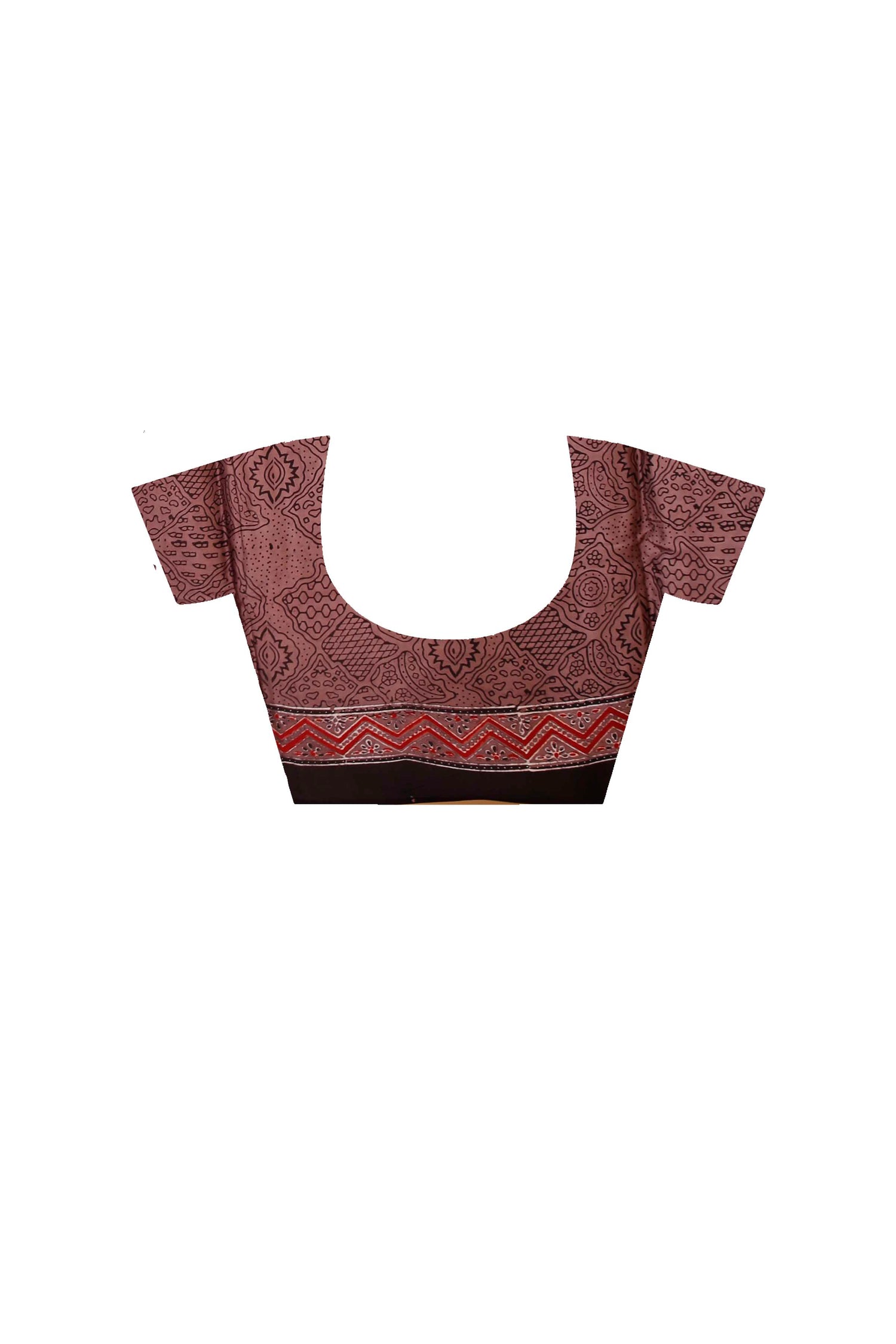 Ajrakh Hand Block On Modal Silk SN202521435