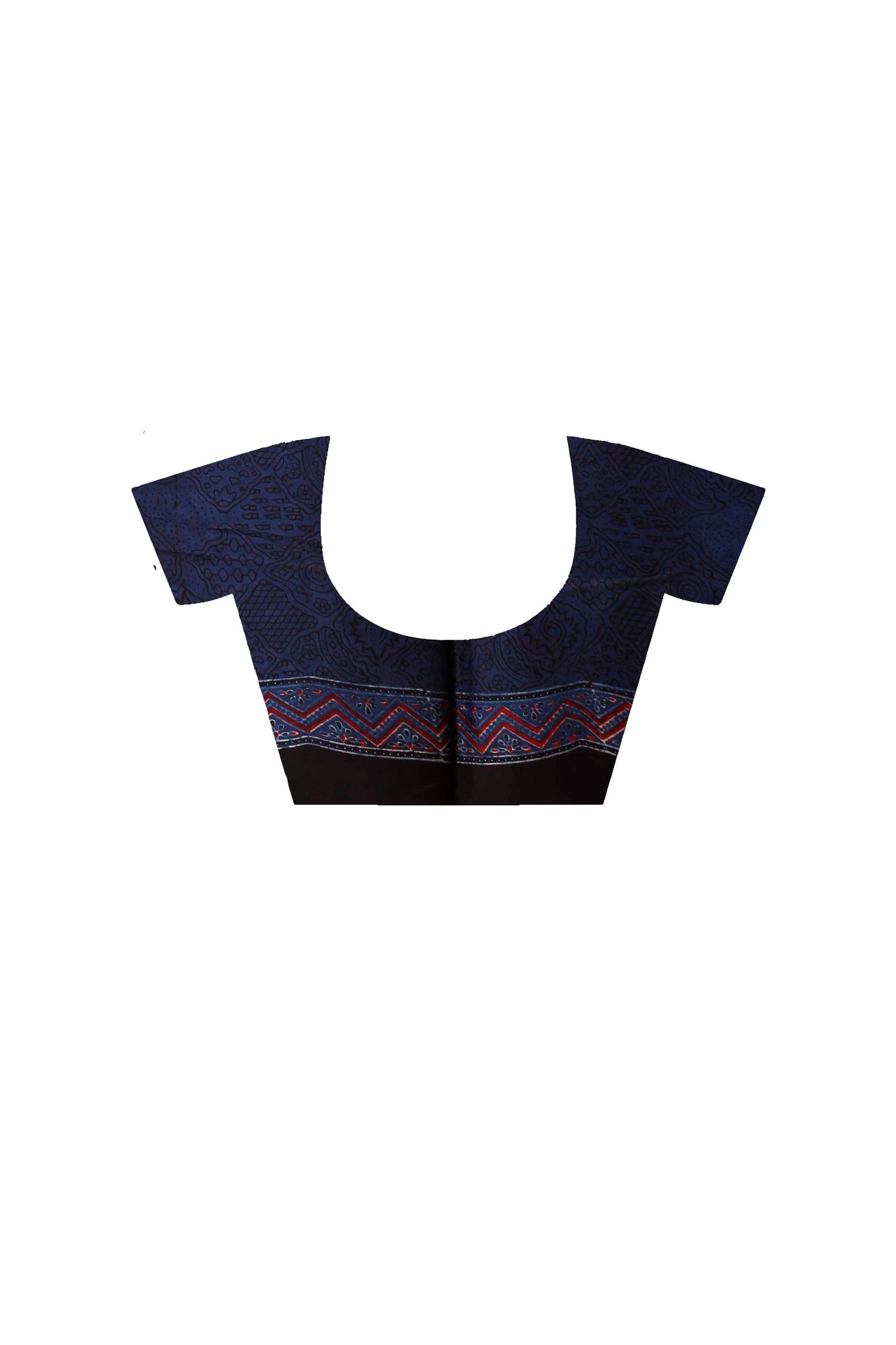 Ajrakh Hand Block On Modal Silk SN202521463