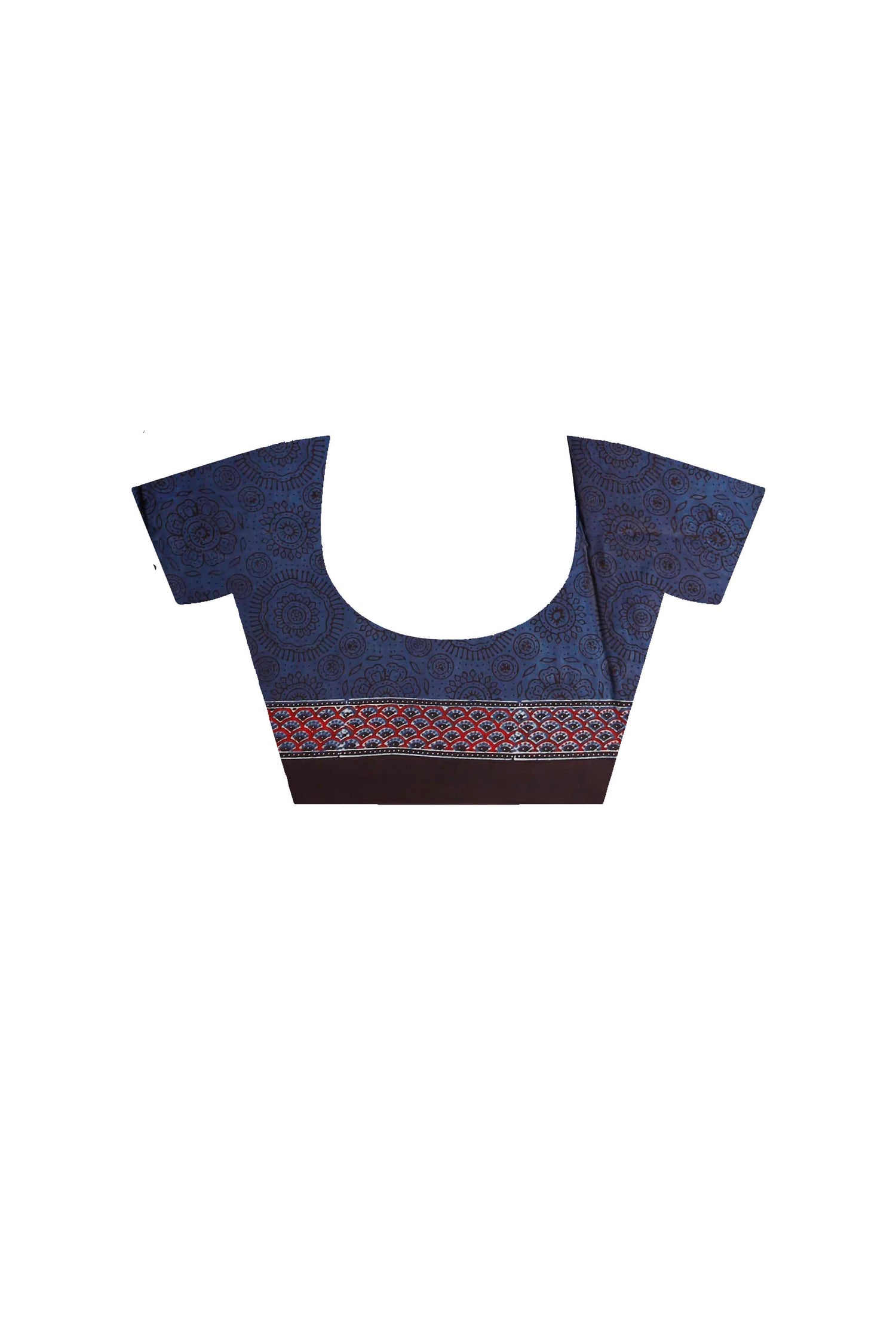 Ajrakh Hand Block On Modal Silk SN202521475