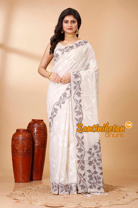 Muga Cotton Jamdani Saree SN202521740