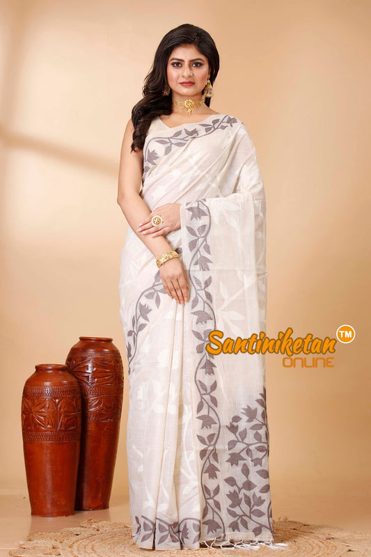 Muga Cotton Jamdani Saree SN202521740