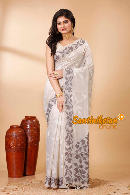 Muga Cotton Jamdani Saree SN202521740