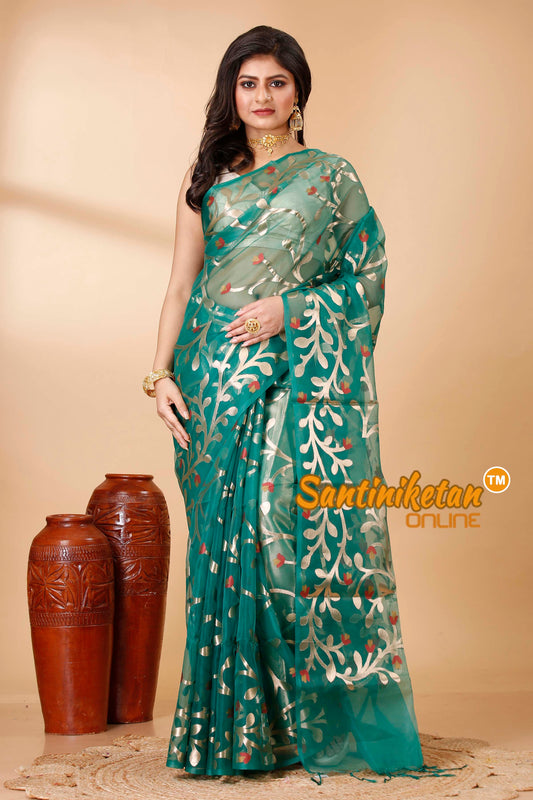 Resham Maslin Jamdani Saree SN202521758
