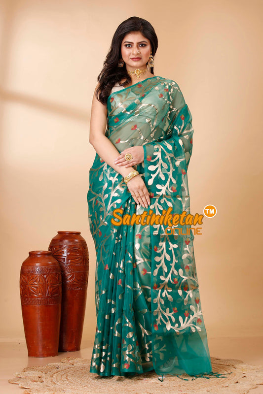 Resham Maslin Jamdani Saree SN202521758