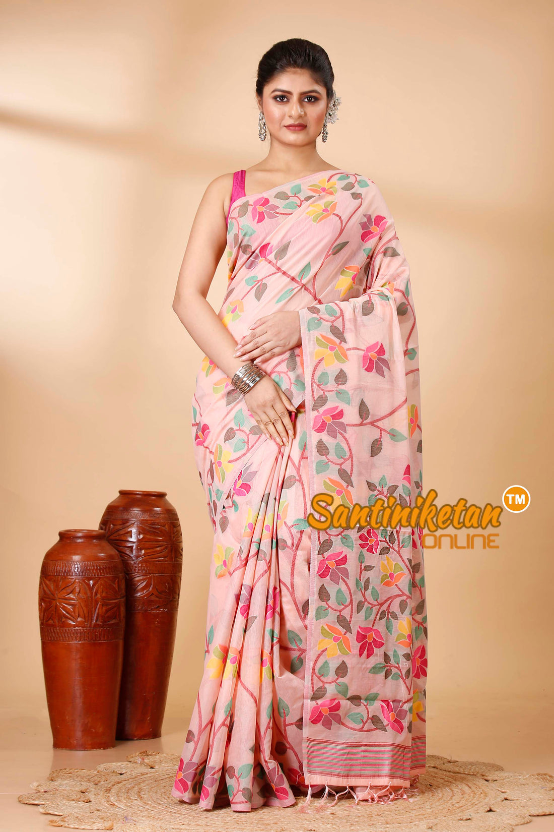 Muga Cotton Jamdani Saree SN202521862