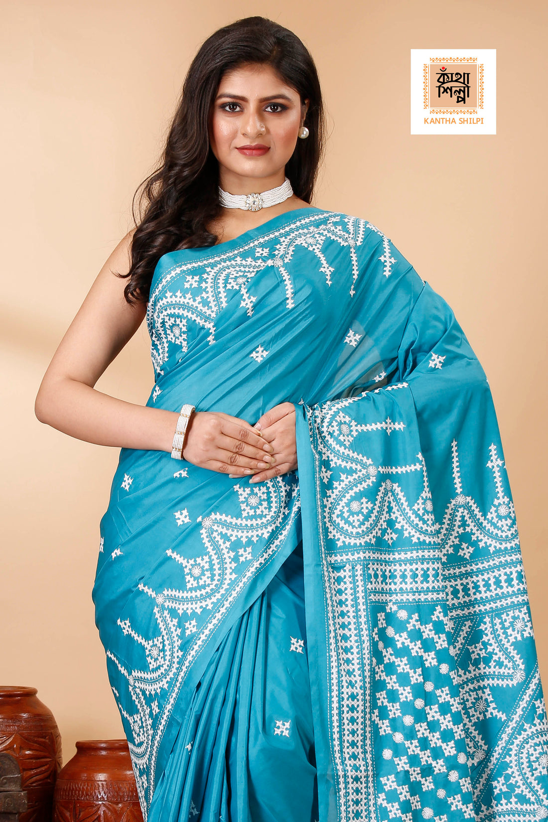 Bangalore Silk Gujrati Stitch Saree SN202522459