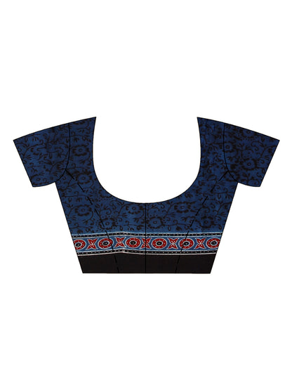 Ajrakh Hand Block On Modal Silk SN202522703